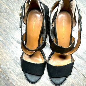 Tommy Hilfiger Black Block Heels